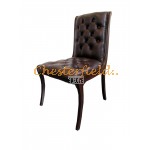 Classic Antikbraun Chesterfield Stuhl A5