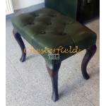 Chesterfield Cambridge Hocker 40x60 Antikgrün (A8)