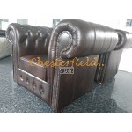 Chesterfield XL Classic Sessel Antikbraun