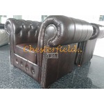 Classic Antikbraun (A5) Chesterfield Sessel