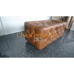 Chesterfield Tisch 60x120 Antikgold