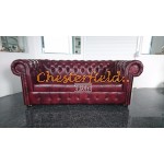 Williams XL Antikrot 3-Sitzer Chesterfield Sofa