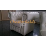 Classic Off-White (K2) Chesterfield Sessel 