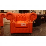 Classic Orange (K6) Chesterfield Sessel