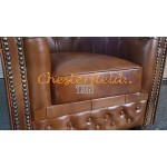 Lord Antikgold (S12) Chesterfield Sessel 