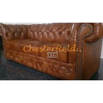 Lord XL Antikgold 3-Sitzer Chesterfield Sofa