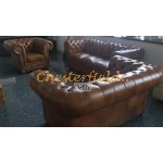 Lord 321 Antikgold Chesterfield Garnitur 