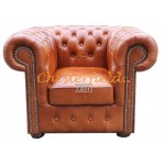 Classic Antikwhisky (C12) Chesterfield Sessel 