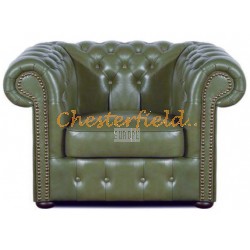 Classic Olivegrun (S14) Chesterfield Sessel