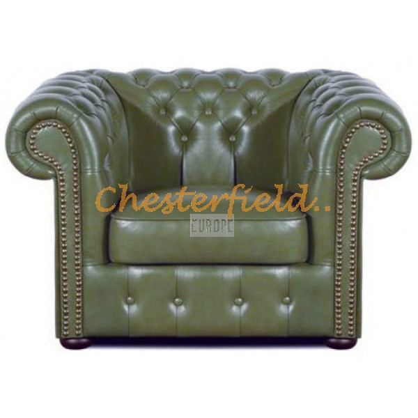 Chesterfield XL Classic Sessel Olivegrun