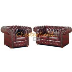 Classic 21 Antikrot Chesterfield Garnitur