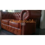 Classic 321 Antikwhisky Chesterfield Garnitur