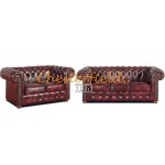 Classic 32 Antikrot Chesterfield Garnitur