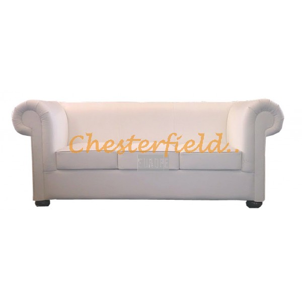 London XL Weiß (K1) 3-Sitzer Chesterfield Sofa 