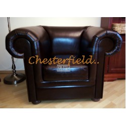 London XL Antikbraun (A5) COLA Chesterfield Sessel 