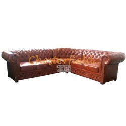 Lord 3+2 Antikwhisky Chesterfield Ecksofa   280 cm x 235 cm Lord 3+2 Antikwhisky Chesterfield Ecksofa   280 cm x 235 cm