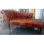 Recamiere Pompadour Chesterfield Linksseitig C12 Antikwhisky