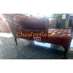 Recamiere Pompadour Chesterfield Rechtsseitig  C12 Antikwhisky