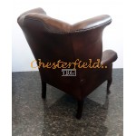 Queen Antikbraun (A5 Mitte) Chesterfield Ohrensessel 