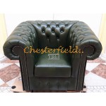 Classic XL Antikgruen (A8) Chesterfield Sessel 