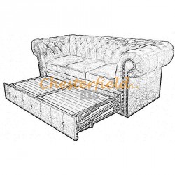 Classic 3er Chesterfield Schlafsofa - TheChesterfields.de