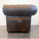 Classic XL Antik mittelbraun (A5M) Chesterfield Sessel 