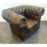 Classic XL Antik mittelbraun (A5M) Chesterfield Sessel 