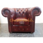 Classic Antikrot (A7) Chesterfield Sessel 