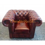 Classic Antikrot (A7) Chesterfield Sessel 