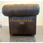 Classic  Antik mittelbraun 2-Sitzer Chesterfield Sofa 
