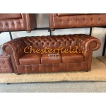 Classic 321 Antikwhisky Chesterfield Garnitur