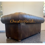 Classic Antik mittelbraun 3-Sitzer Chesterfield Sofa (A5M)