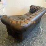 Classic Antik mittelbraun 3-Sitzer Chesterfield Sofa (A5M)