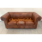 London XL Whisky (C12) 3-Sitzer Chesterfield Sofa 