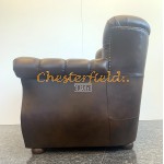 Monk Chesterfield Sessel  Antikmittelbraun (A5M)