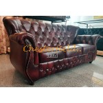 Monk Antikrot 3-Sitzer Chesterfield Sofa (A7)