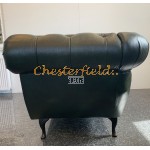 Recamiere Pompadour Chesterfield Rechtsseitig  A8 Antikgruen