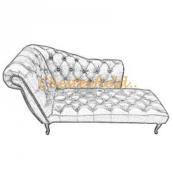 Recamiere Pompadour Chesterfield