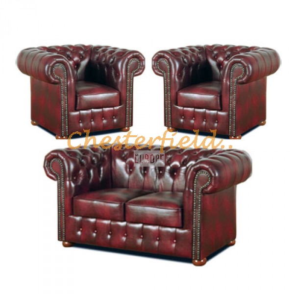 Classic 211 Antikrot Chesterfield Garnitur