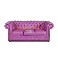 Classic Viola 3-Sitzer Chesterfield Sofa