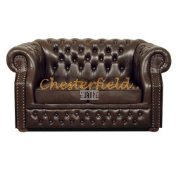 Windsor Antikbraun 2-Sitzer Chesterfield Sofa