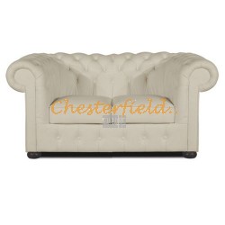 Classic Off-Weiß 2-Sitzer Chesterfield Sofa 