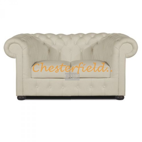 Classic Off-Weiß 2-Sitzer Chesterfield Sofa 