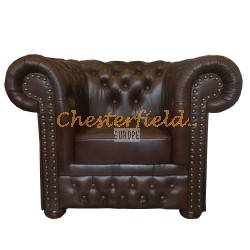 Lord Antikbraun (A5) Chesterfield Sessel 