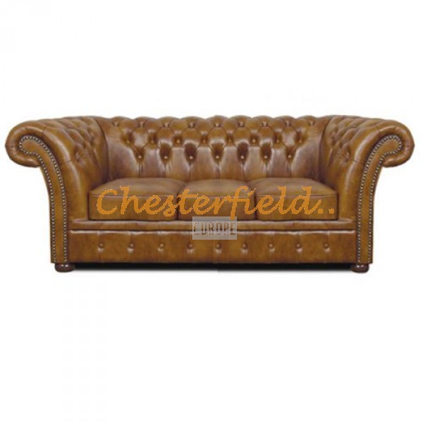 Windchester Antikgold 3-Sitzer Chesterfield Sofa - TheChesterfields.de