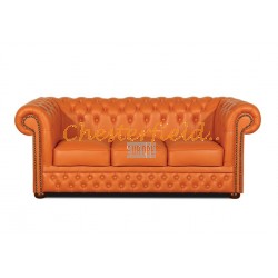Lord Orange 3-Sitzer Chesterfield Sofa  Lord Orange 3-Sitzer Chesterfield Sofa