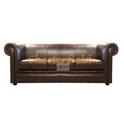London Antikbraun 3-Sitzer Chesterfield Sofa 