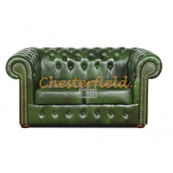 Classic Antikgruen 2-Sitzer Chesterfield Sofa 