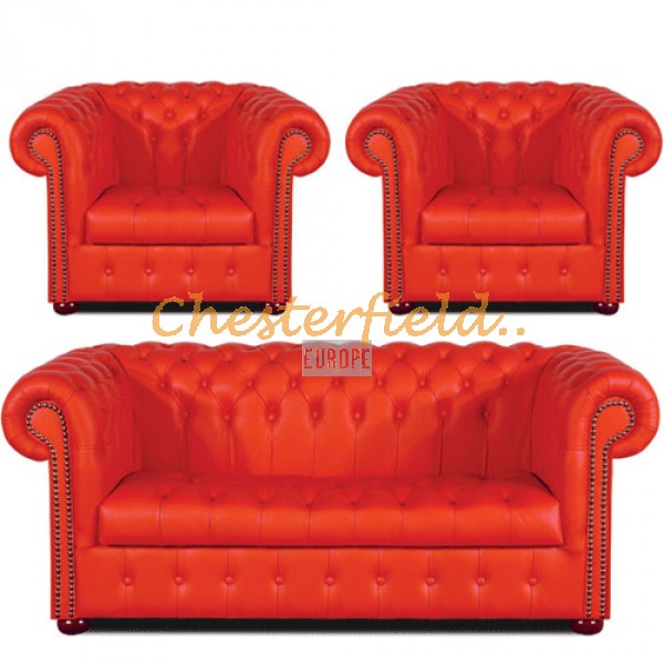 Williams 311  Rot Chesterfield Garnitur