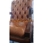 King Antik Gold (S12) Chesterfield Armstuhl 